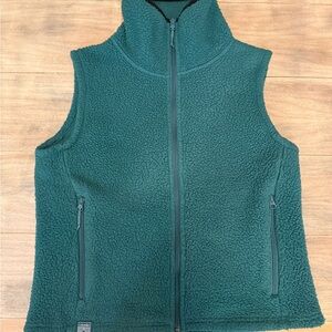Oiselle Teal Fleece Vest